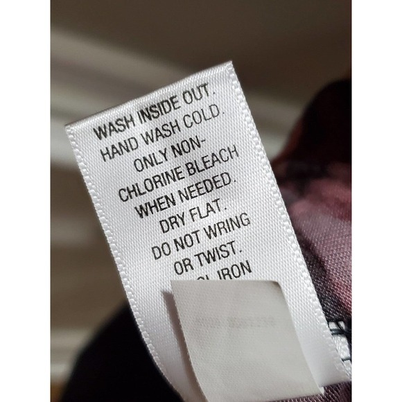 Simply Vera Women's Floral 100% Rayon Round Neck Short Sleeve Top Blouse Size XS - Picture 10 of 12